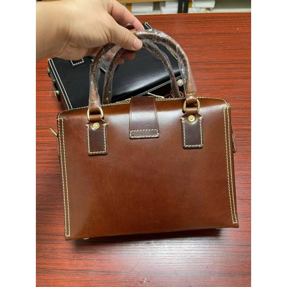 Heavy wax thickened vegetable tanned leather, unisex style